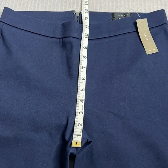 J.Crew Black Label Pixie Ponte Stretch Pants Size L NWT Navy Blue - Picture 5 of 12